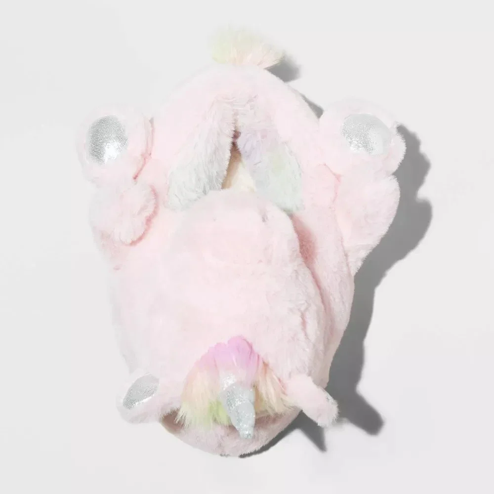 Girls' Cass Unicorn Slippers – Cat & Jack Pink Size 13-1 New With Tags