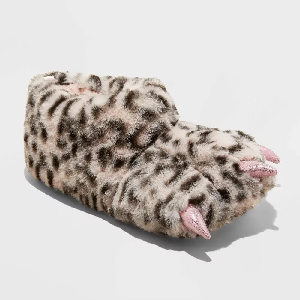 NEW WITH TAGS Kids' Kelsi Monster Foot Character Slippers Pink 2–3