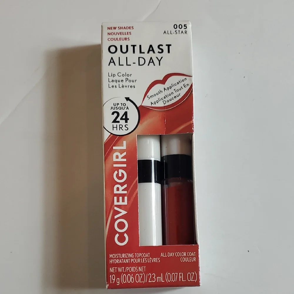 CoverGirl Outlast All-Day Lip Color - All-Star Red