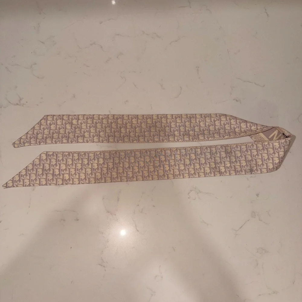 Dior silk scarf