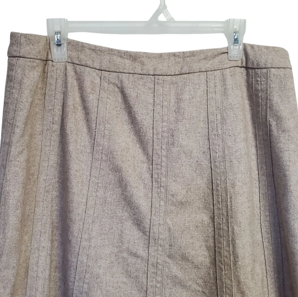Merona A-Line Skirt in Light Brown Fall/ Winter Size 14