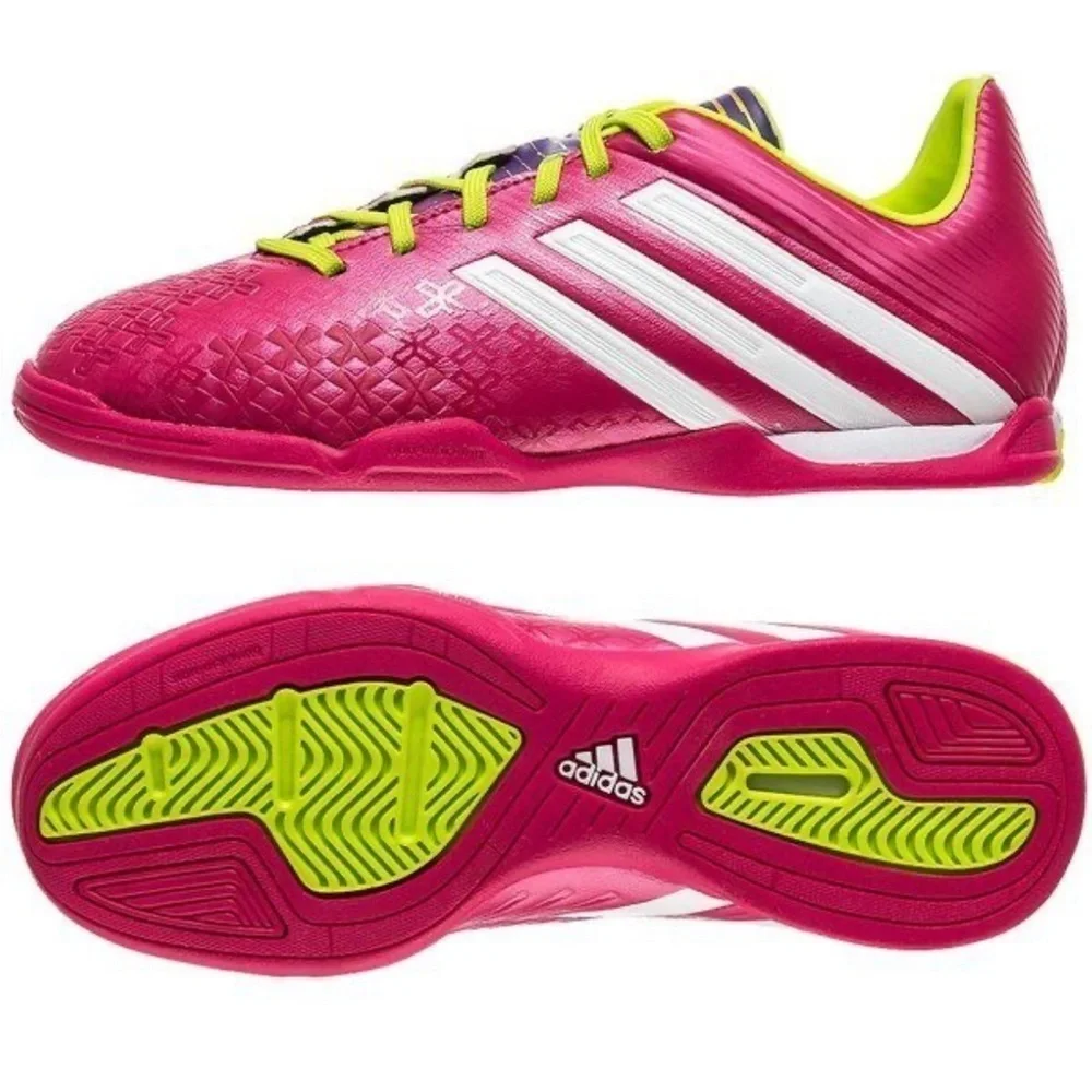 ADIDAS PREDATOR ABSOLADO LZ INDOOR - BERRY/WHITE/SLIME Size 11.5