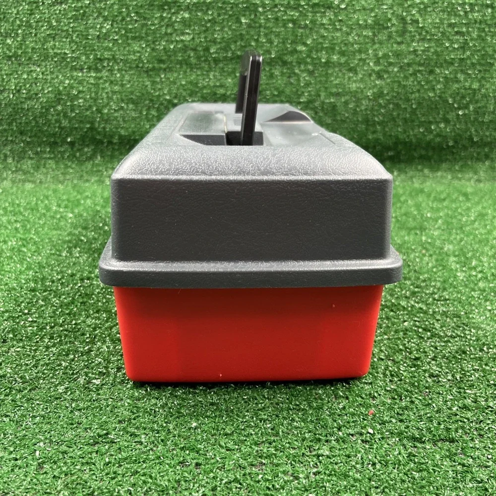 Vintage Plano Fishing Tackle Box #1001 Red Gray‎ One Tray