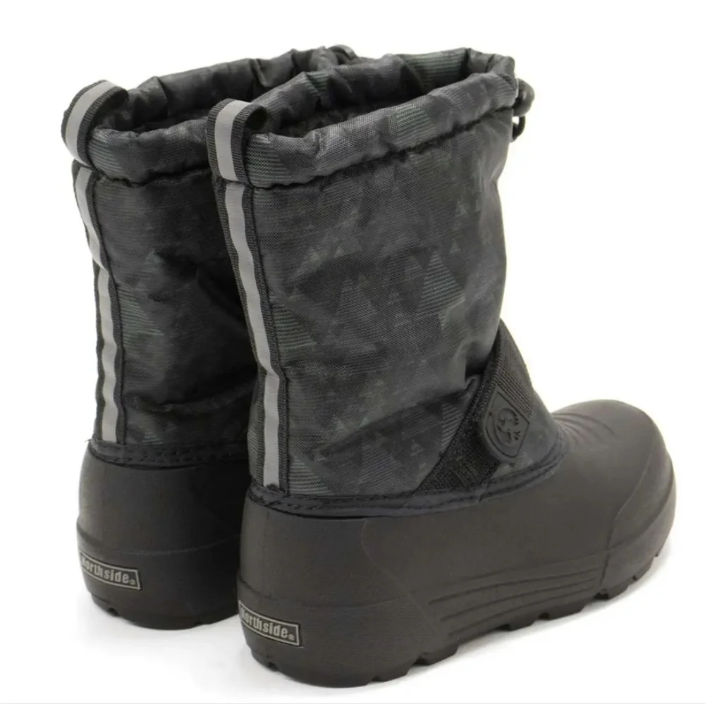 Northside Frosty Black Kids Snow Boots NWT - Size 4