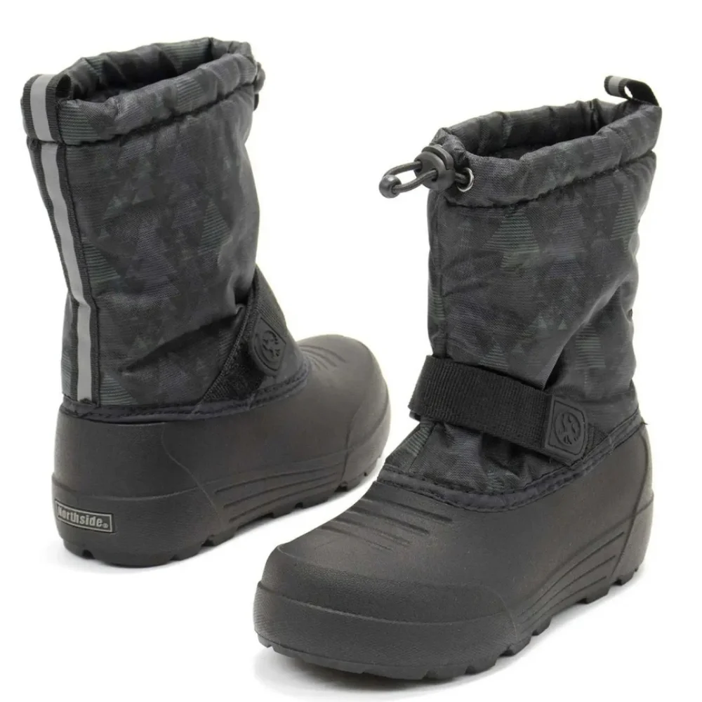 Northside Frosty Black Kids Snow Boots NWT - Size 4