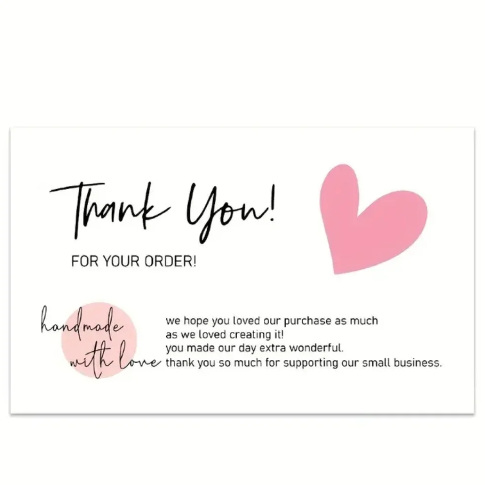 50 pc Thank You Business Cards