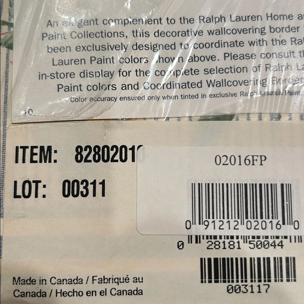 Ralph Lauren Home unopened packages