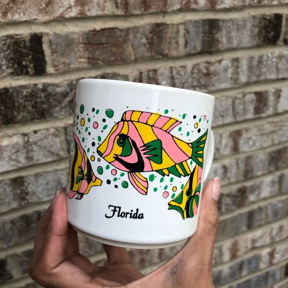 Colorful Fish Design Mug Florida