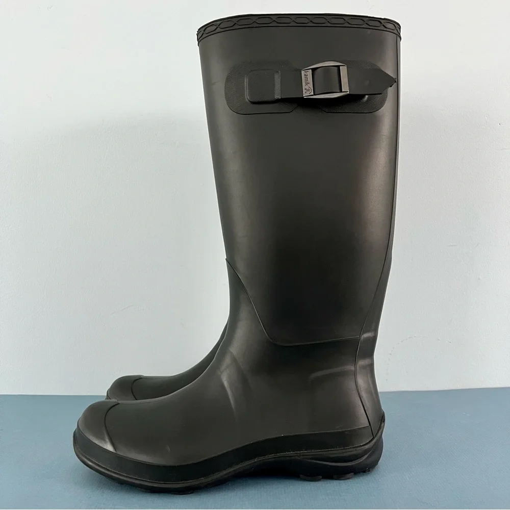Kamik Olivia Waterproof‎ Black Rubber Rain Boots