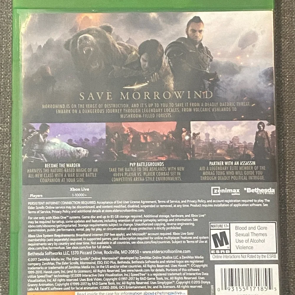 Microsoft gold online scrolls