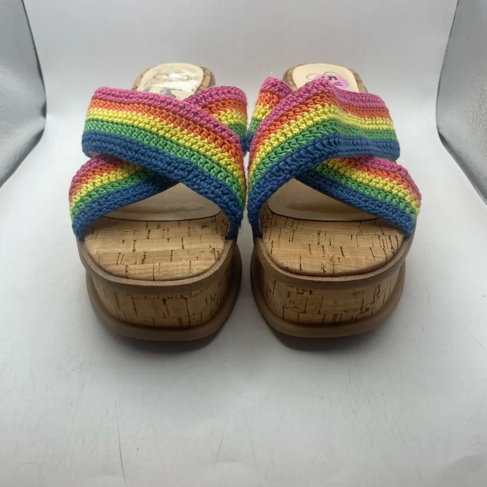 Jessica Simpson women’s cork Platform Sandals size 5.5