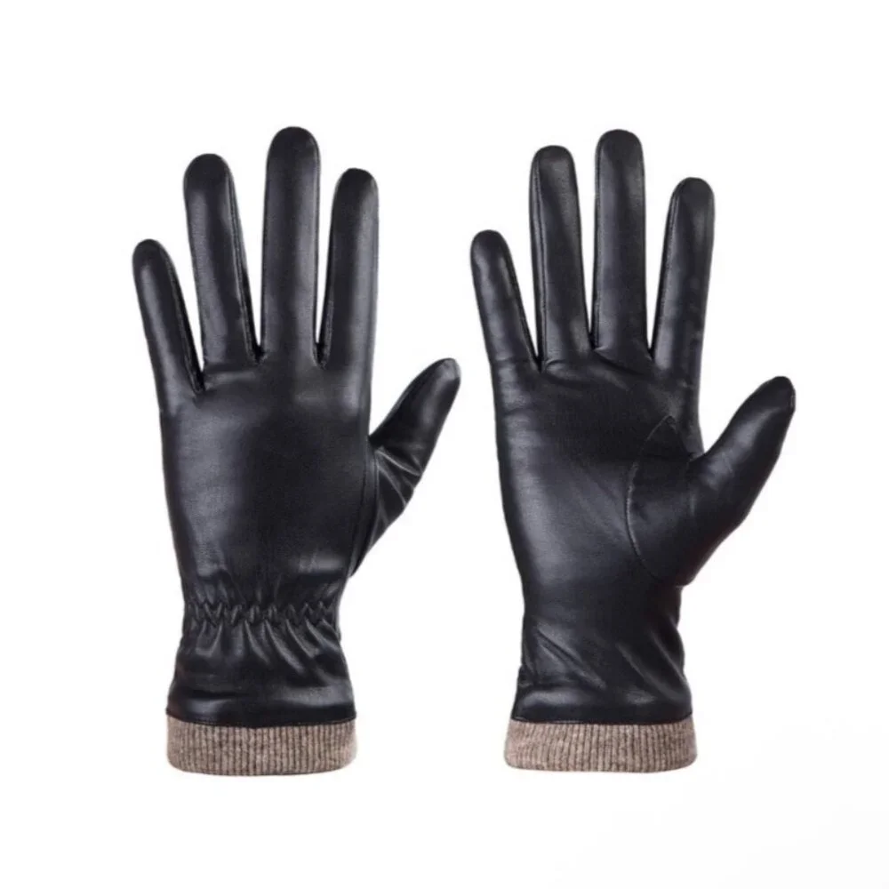 REDESS Winter Gloves Wool Lined Touchscreen Texting Women Gloves Size Large
