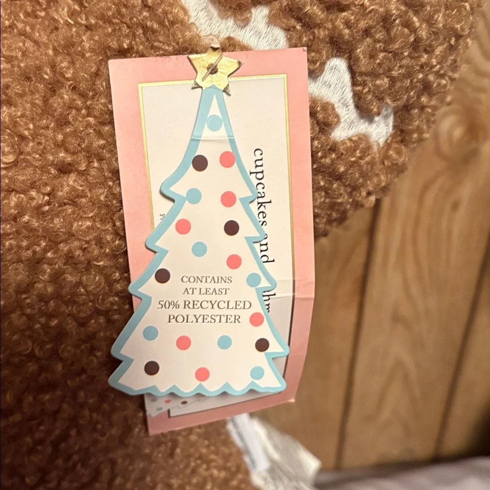 NWT Cupcakes & Cashmere Large Plush Gingerbread Man!