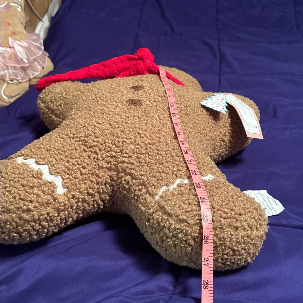 NWT Cupcakes & Cashmere Large Plush Gingerbread Man!
