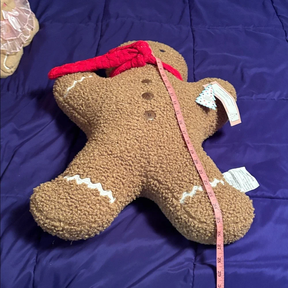 NWT Cupcakes & Cashmere Large Plush Gingerbread Man!