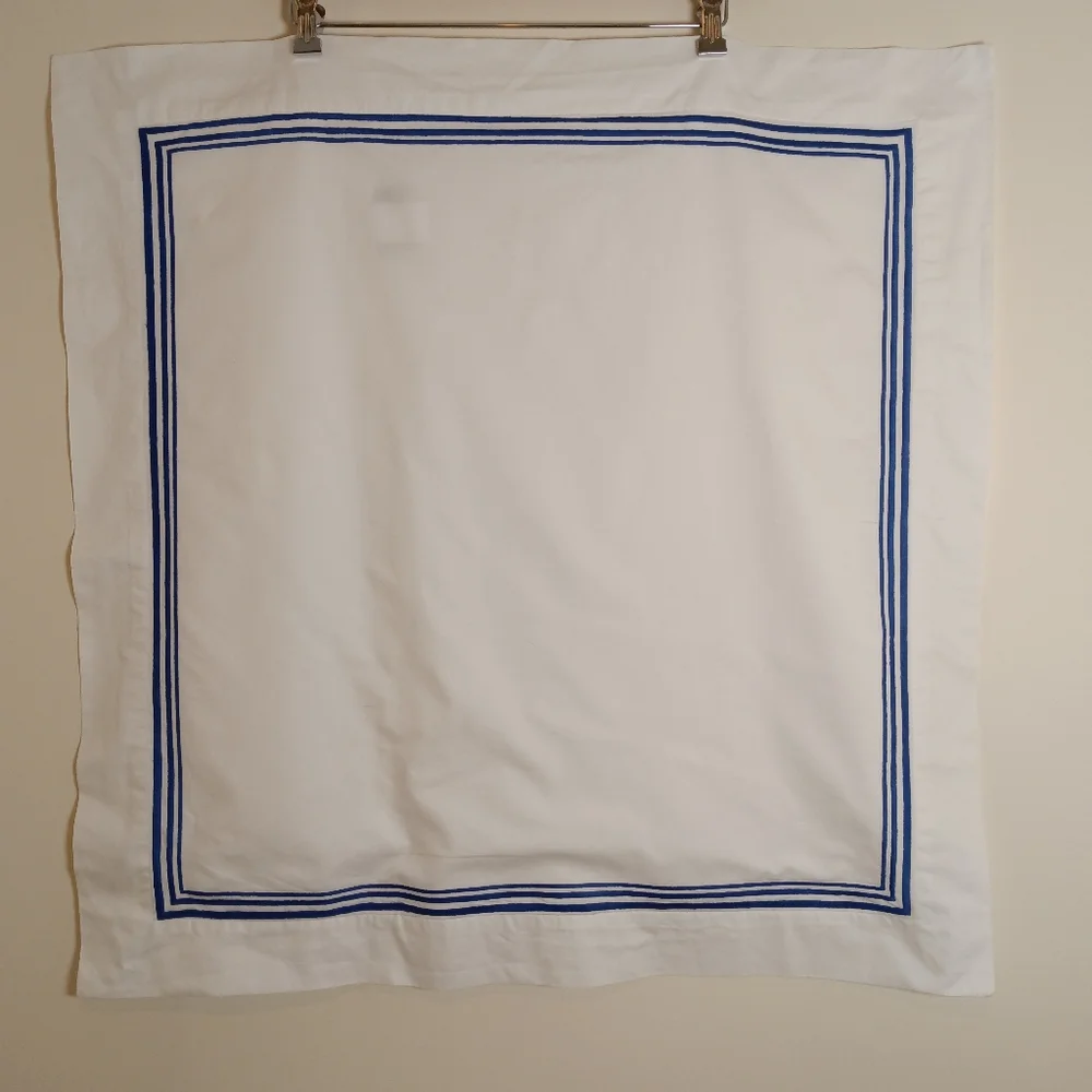 M&T Linens Cotton Euro Shams PAIR 24