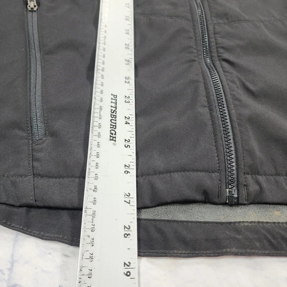 Eddie Bauer Jacket MENS SIZE L Black Soft Shell EB530 Lined Amelia Island