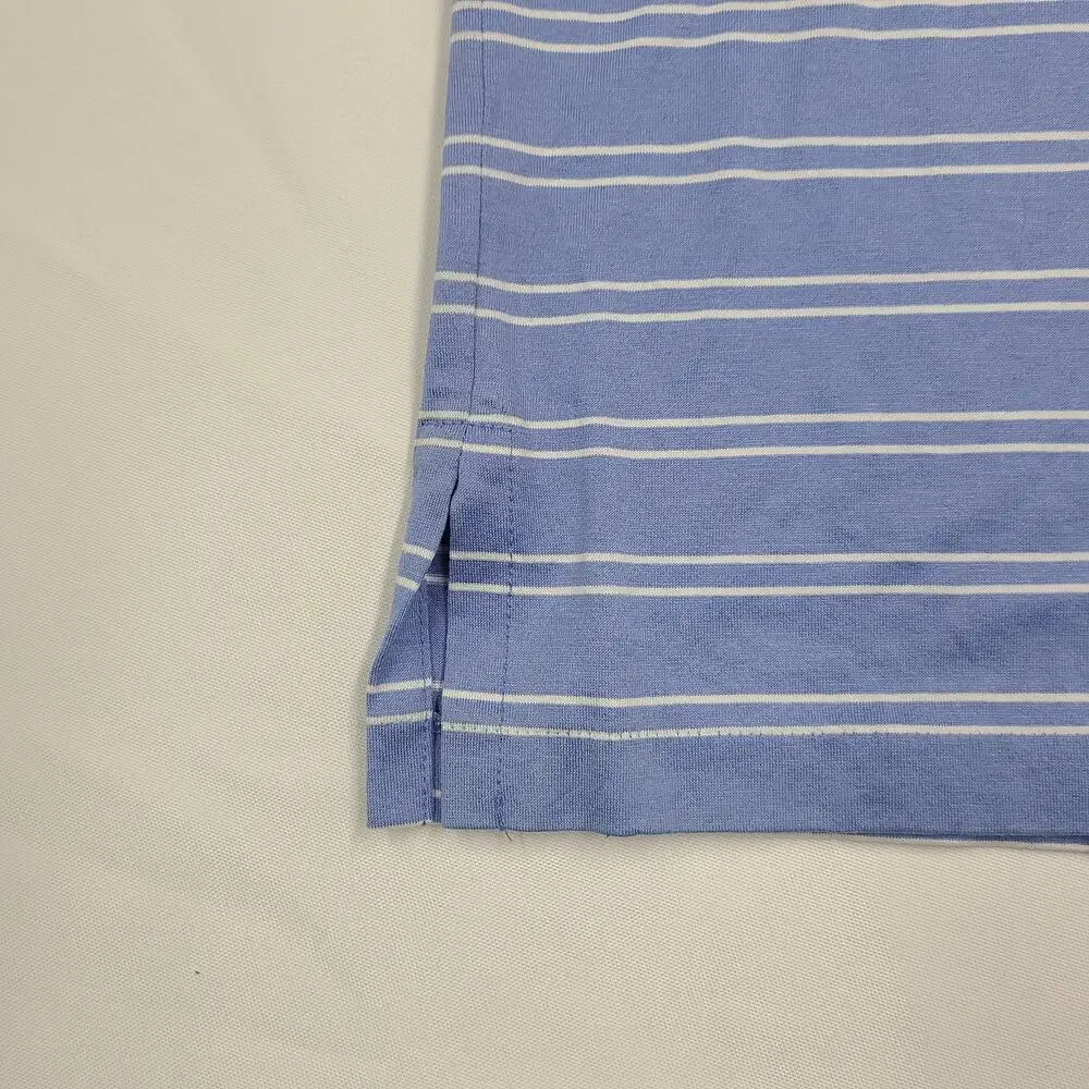 Polo by Ralph Lauren Men's Polo Shirt Light Blue Logo Pima Cotton Pony Logo L