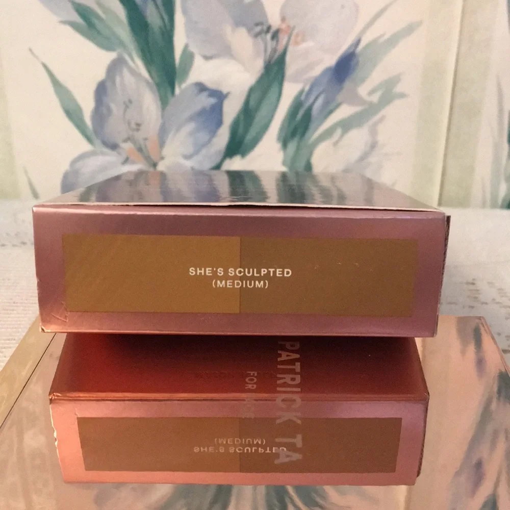 Patrick Ta Dual Bronzer & Contour Compact in Warm Brown Shades-New