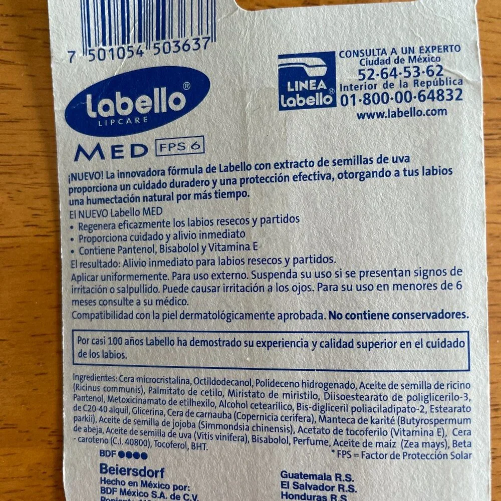 2 Labello Med lip balms