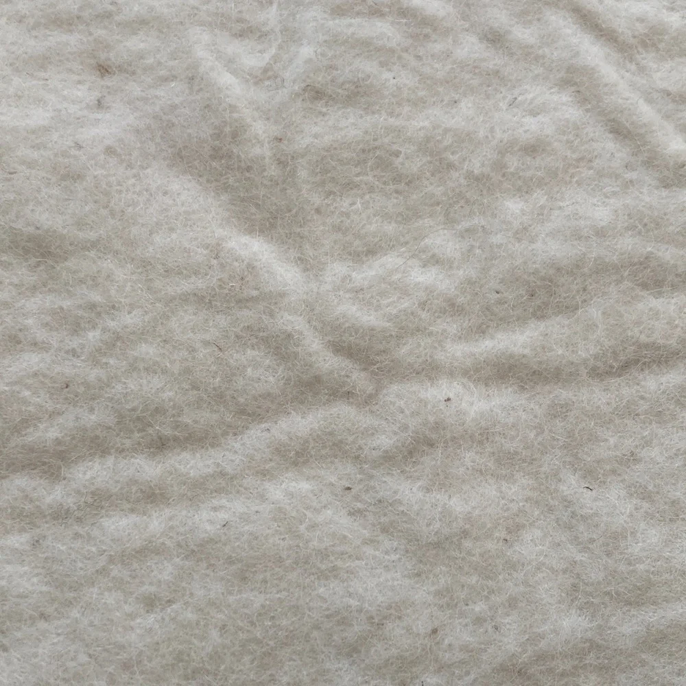 Alpaca Wool sheet thick 3x4 foot Luxurious Cream colour