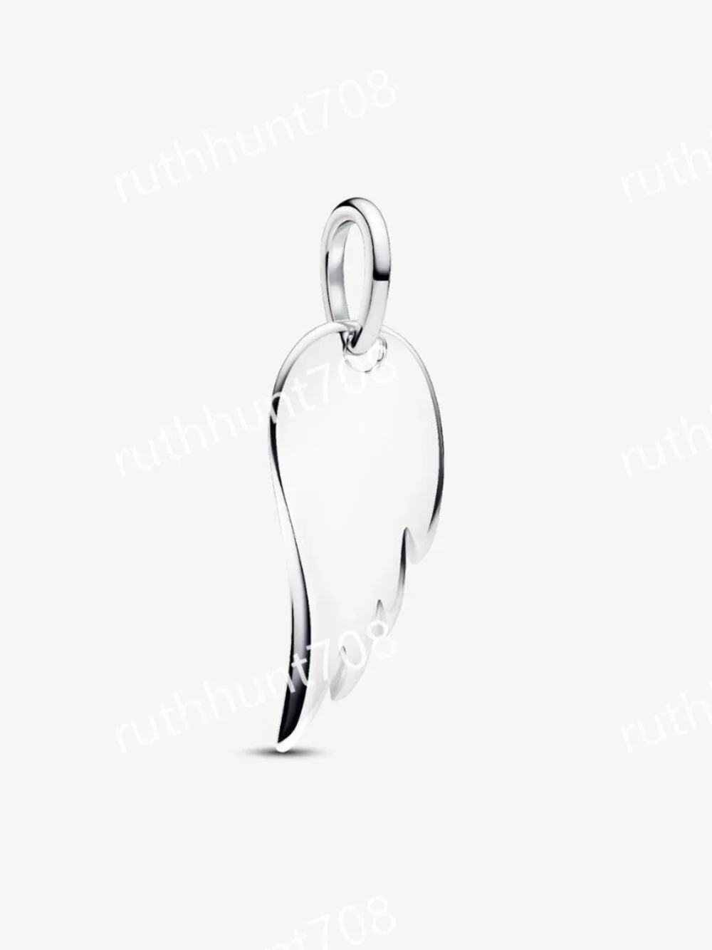 Pandora Engravable Angel Wing Tag Pendant Charm
