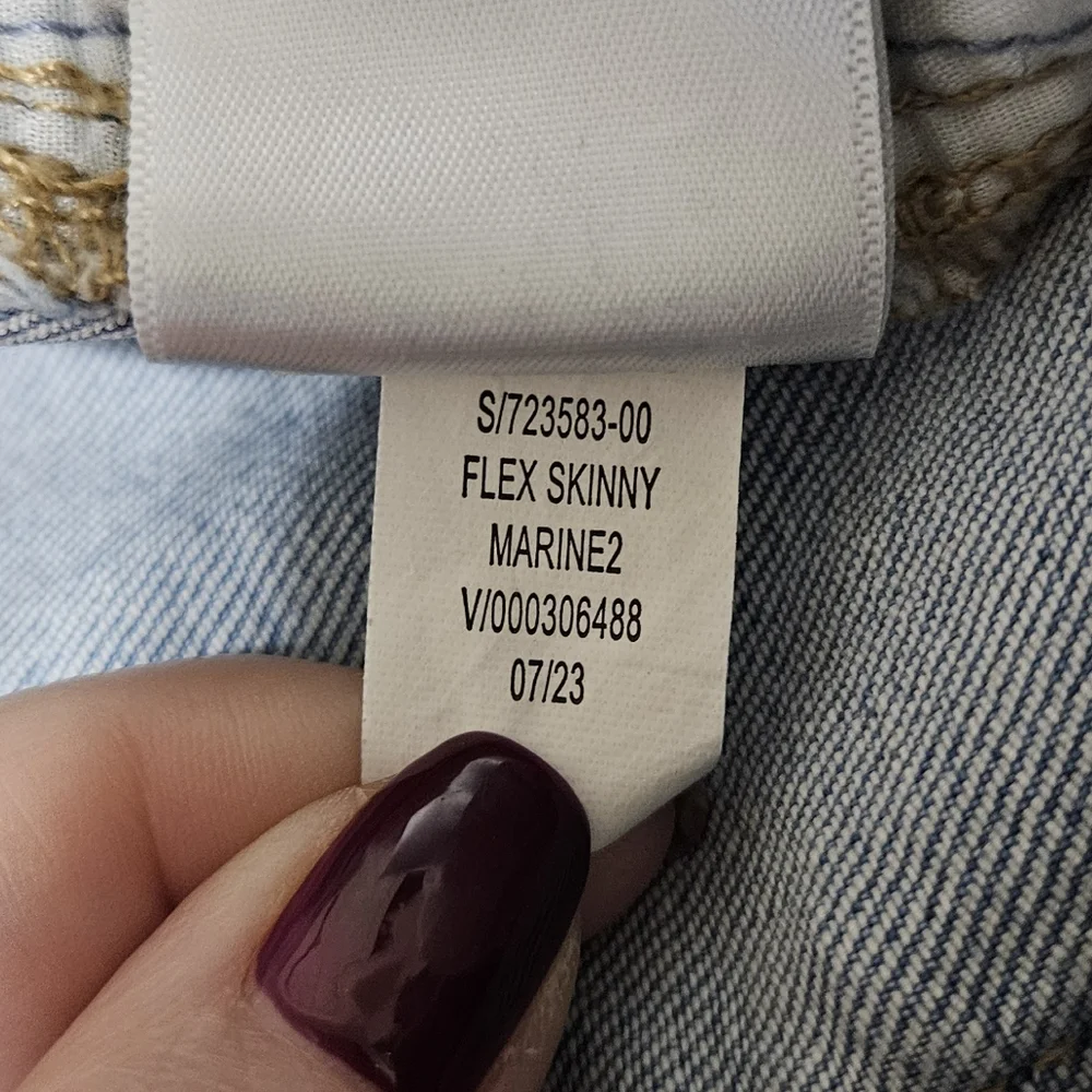OLD NAVY Skinny Built In Flex Light Wash Jeans