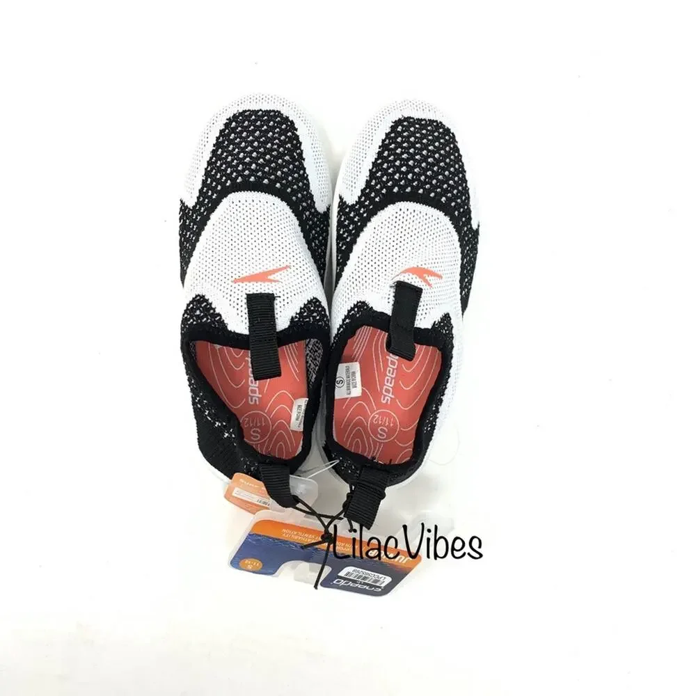 Speedo Surf Strider Water Shoes White Black Medium Size 13/1