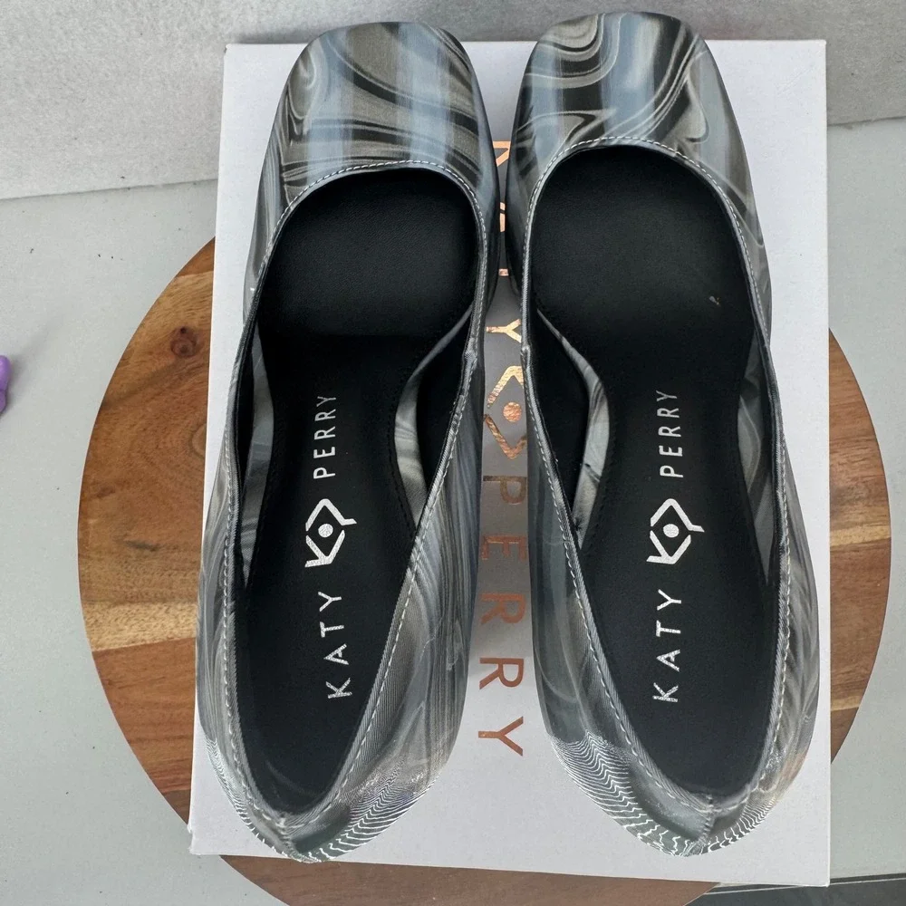 Katy Perry The Uplift Platform‎ Pumps Heels Black Multi Swirl Size 6M