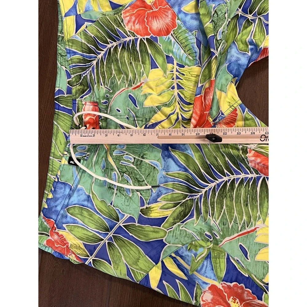 Ralph Lauren RLX Men's Swim Trunks sz 40 Colorful Tropical Floral Print Shorts
