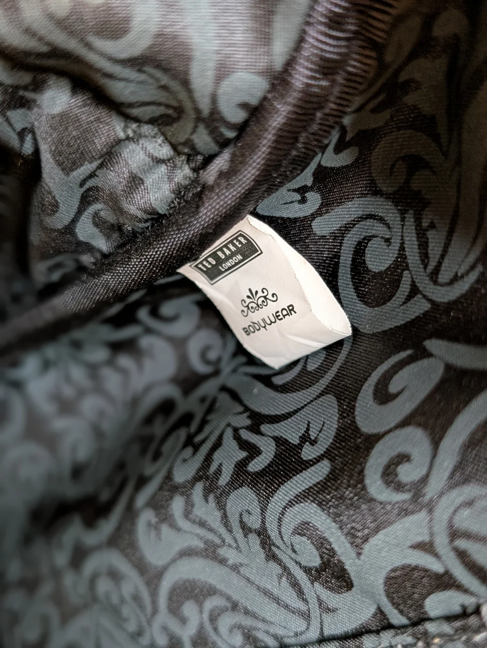Ted Baker London Laptop Messenger Bag Gray Blue Trim NWT Bodywear Work Travel