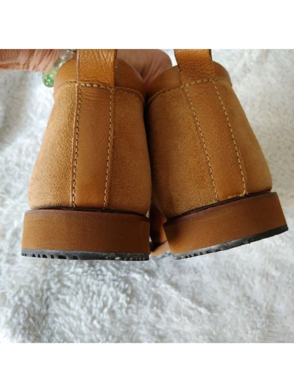 Tommy Bahama smooth leather suede