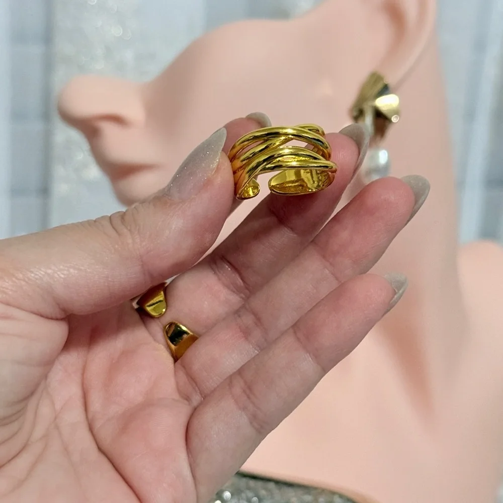 ⚜️ Elegant S925 Gold Ring