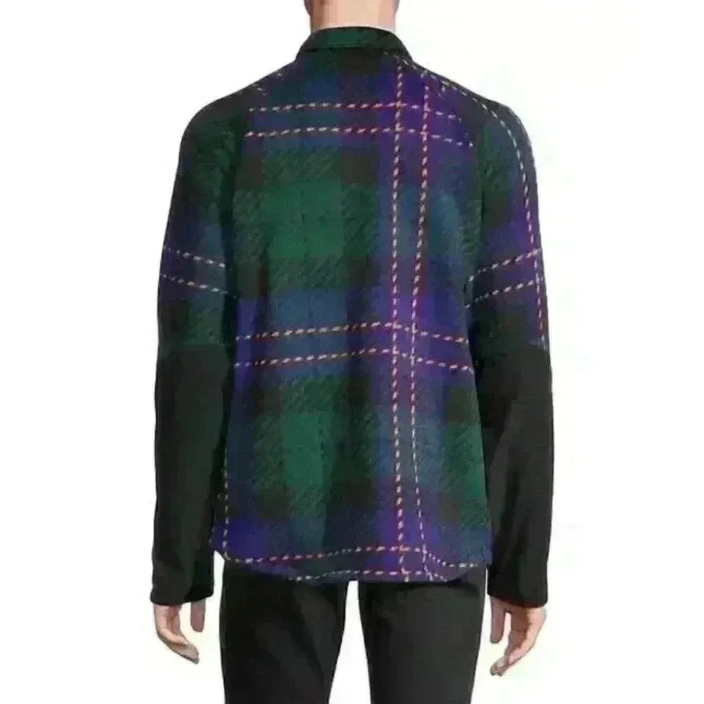 NEW! The North Face Men's M Gordon Lyons Raglan-Sleeve Plaid Shacket