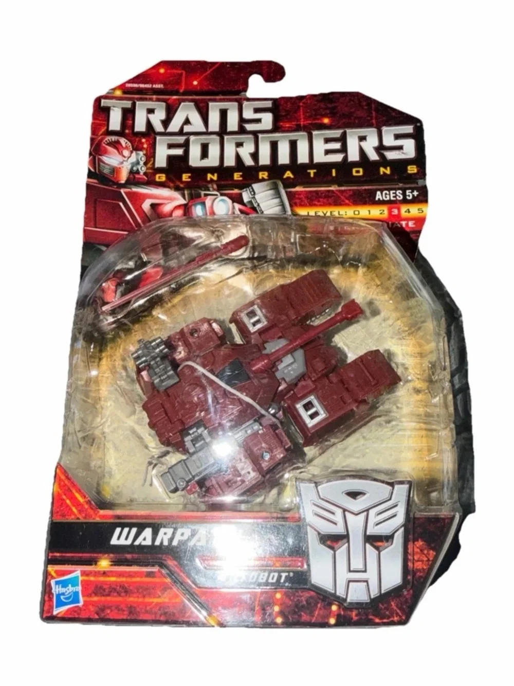 Hasbro Transformers Warpath Action Figure - Red