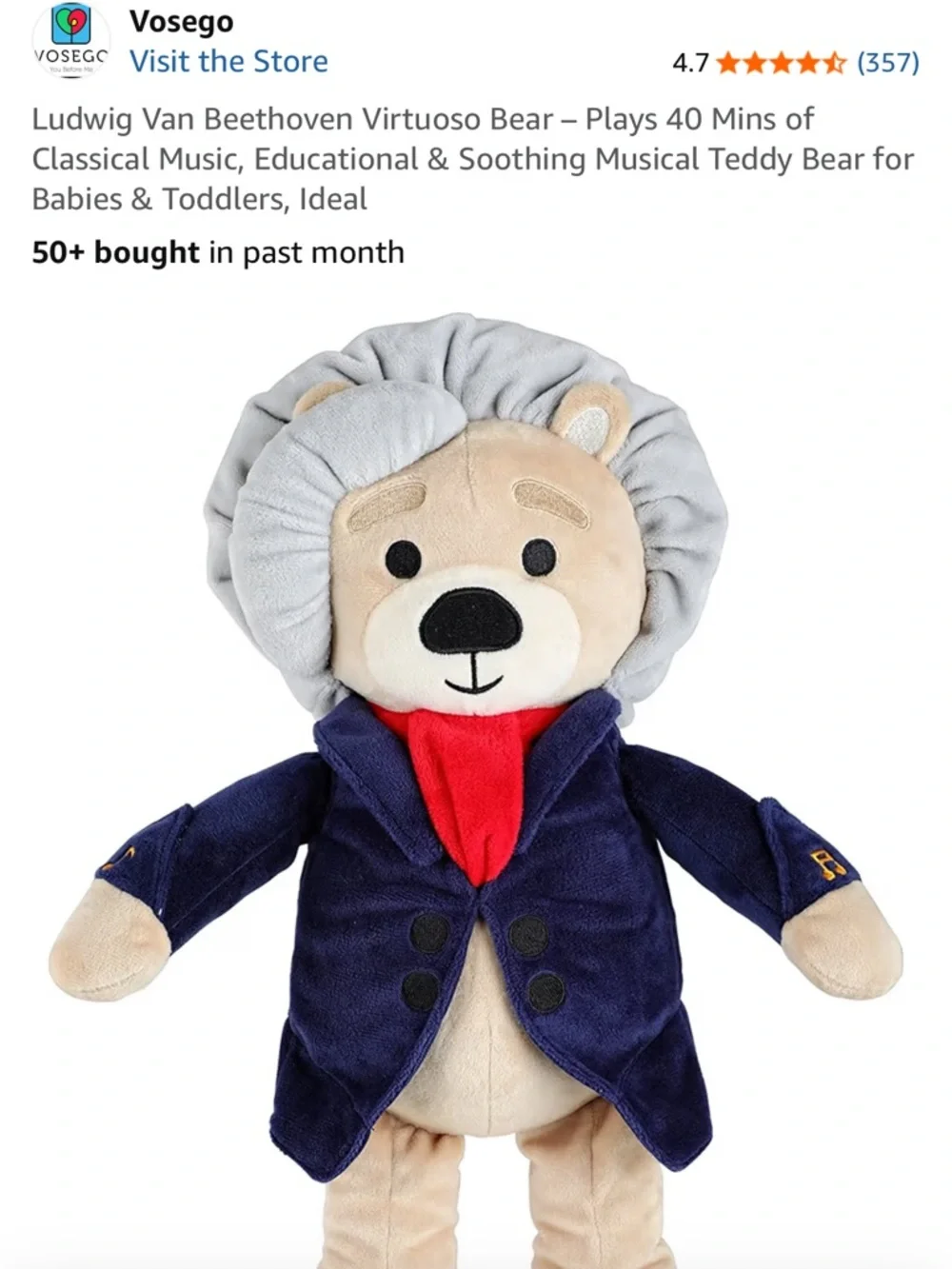 Vosego plush lion