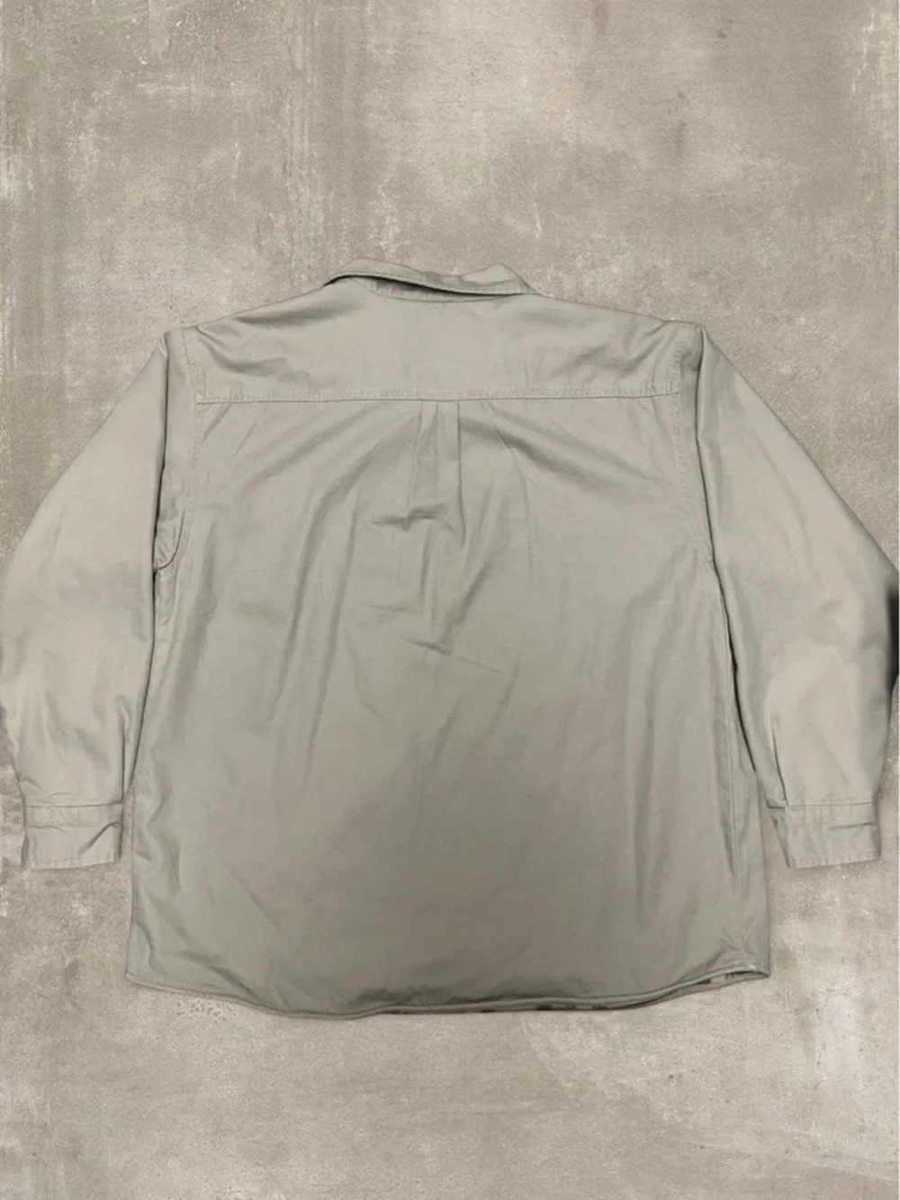 Levi’s Flannel Lined Button Up Jacket XL Tan Work Shirt Coat
