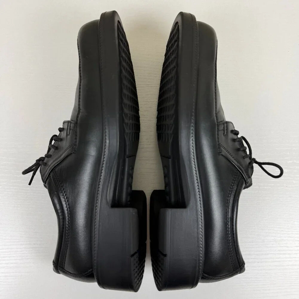 EUC ECCO City Black Leather Oxford Dress Shoes