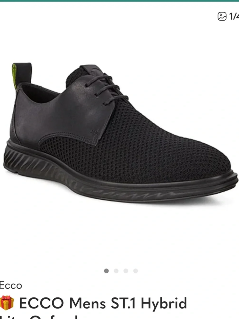 Ecco streamlined black
