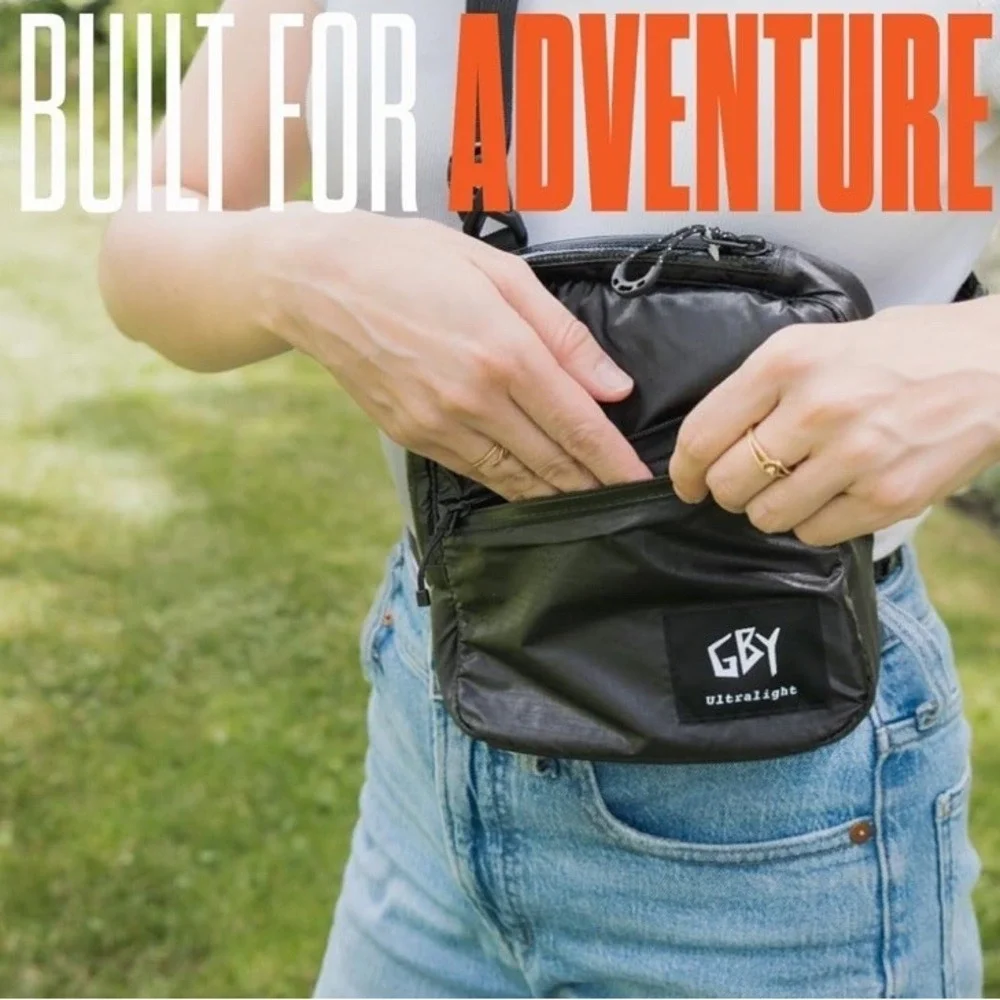 Ultralight Chest Bag CrossBody Sling Bag that fits 9mm Handgun Soft Tactical