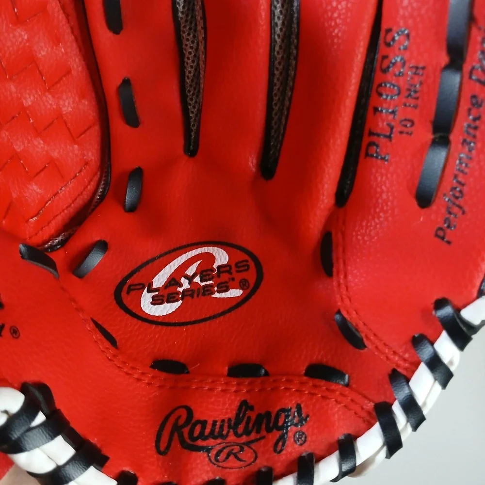Rawlings Pro 10 inches PL10SS Right RHT T-Ball Youth Baseball Glove‎ Red G2