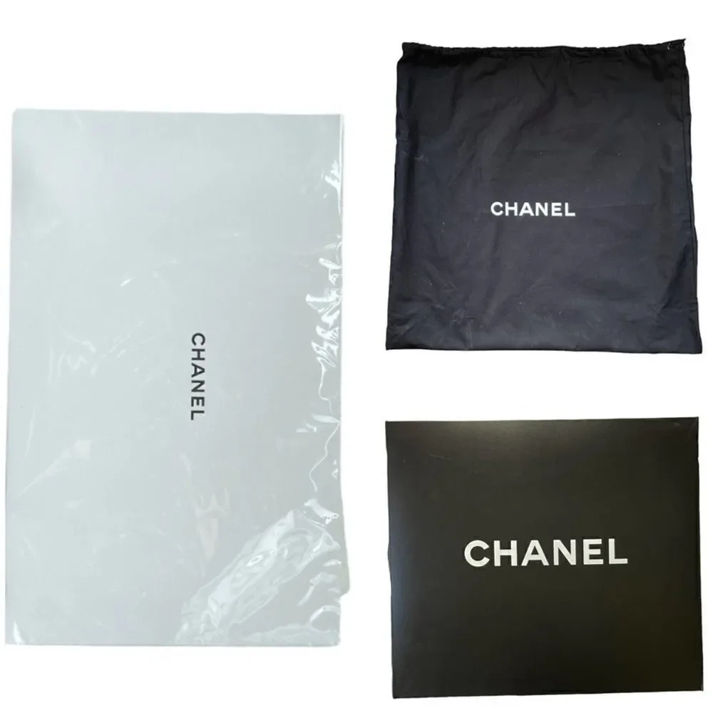 Chanel Easy Shopping Quilted Lambskin Handbag Blue