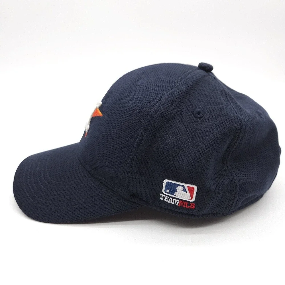 Houston Astros Strapback Hat Baseball Cap Team MLB Adult Adjustable Blue OSFM‎