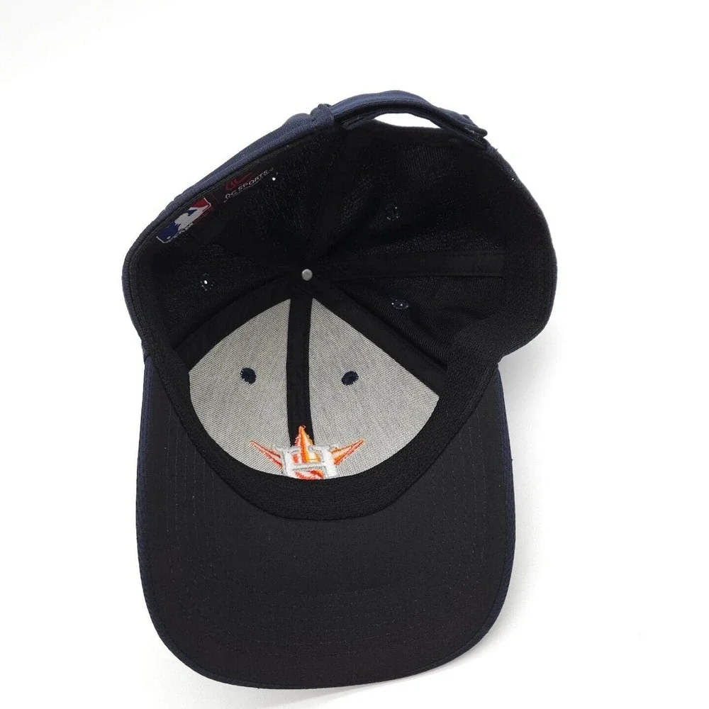 Houston Astros Strapback Hat Baseball Cap Team MLB Adult Adjustable Blue OSFM‎