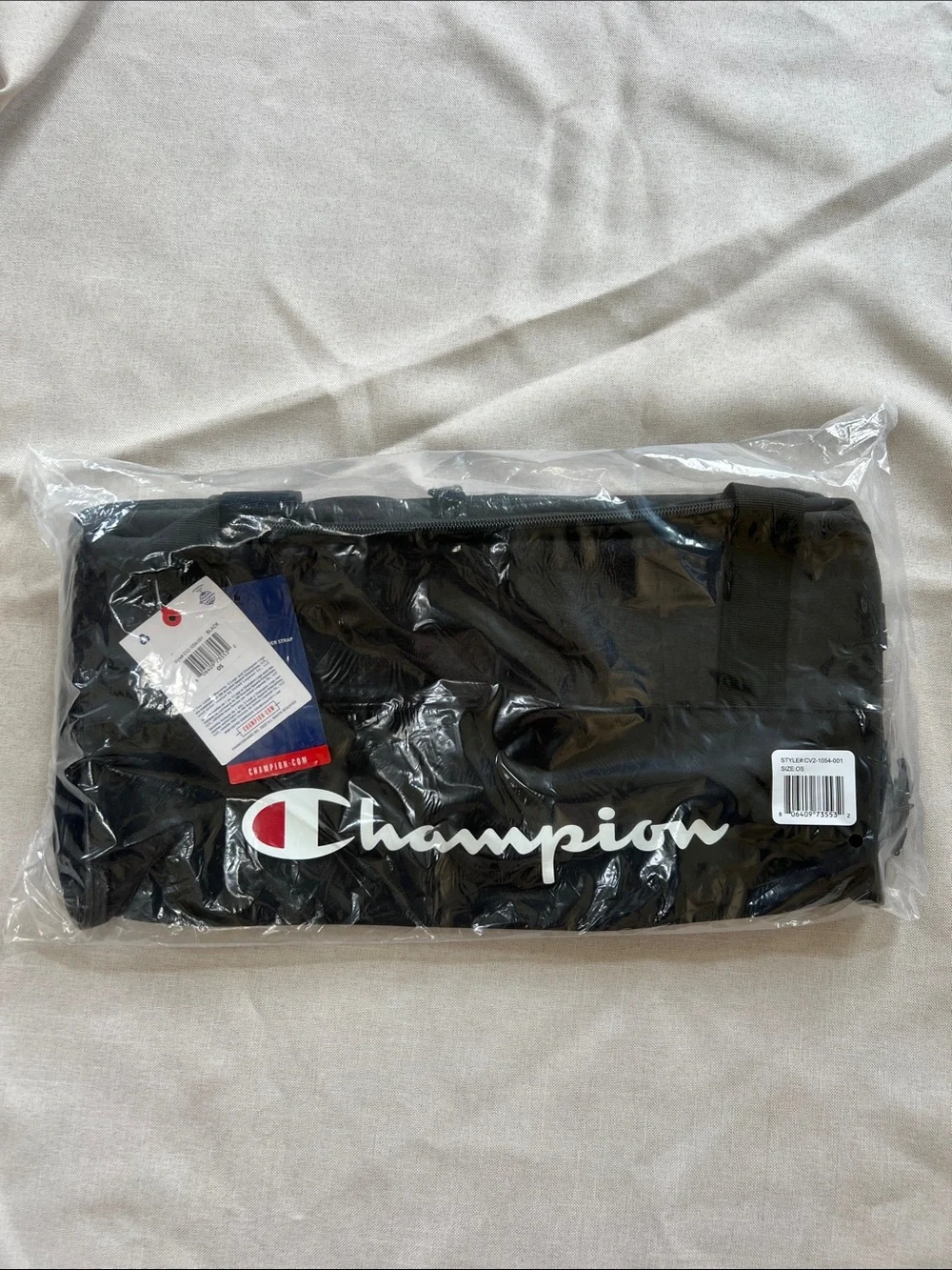 Champion Prologue Duffel Bag Black Brand New