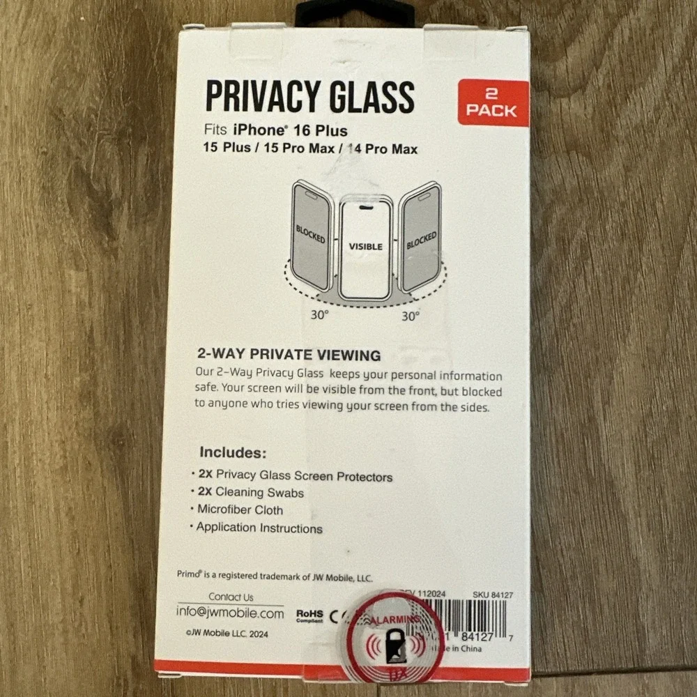 Primo pack privacy