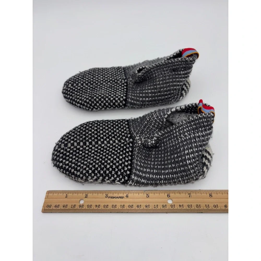 BOMBAS‎ Gripper Slippers Kids Kids Slipper Socks Gray House Shoe Youth Size 1-5