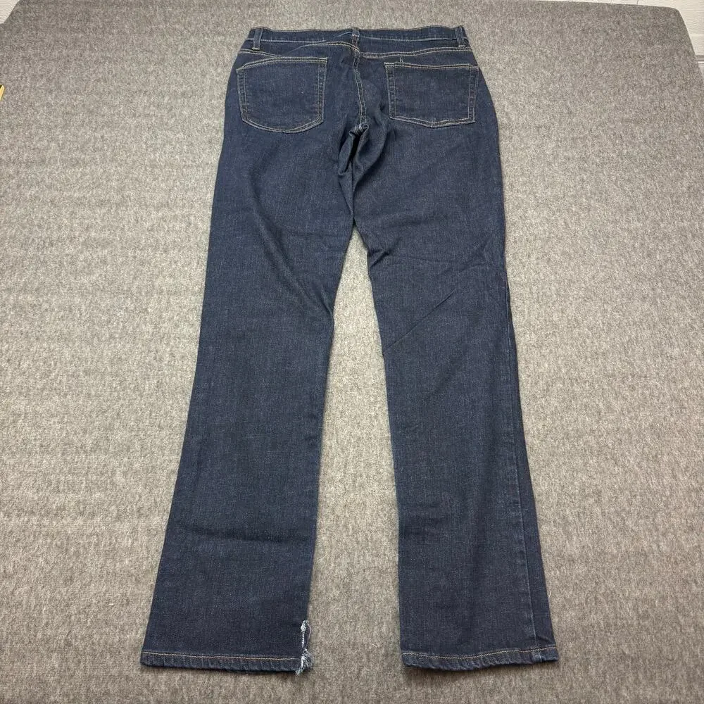 Sonoma Jeans Men's Size 32x34 Slim The Everyday Jean Stretch Dark Wash Split Hem