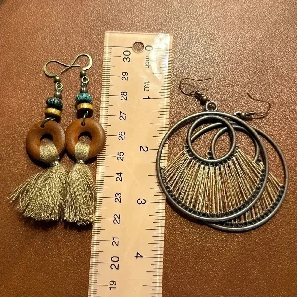🌺 Two Pairs of Boho Earrings‎ NWOT 🌺