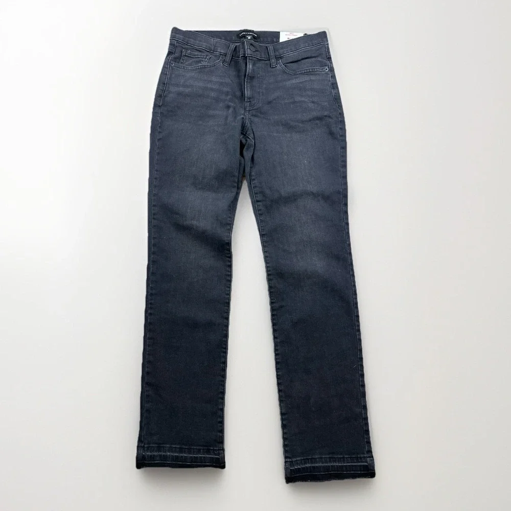 Lucky Brand Jeans Women's 8/29A Black Sweet Mid Rise Straight Denim Pants NWT
